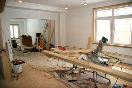 Property restoration — after water damage reconstruction and repair